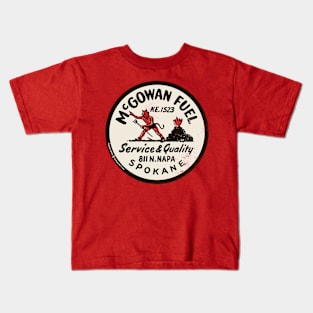 Vintage McGowan Fuel Spokane Kids T-Shirt